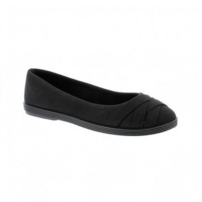 Glo2 - solid black shoes